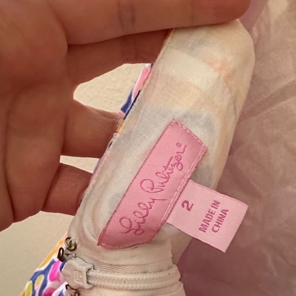 Lilly Pulitzer Vibrant Floral Mini Dress - Pink, Yellow, Blue - Picture 2 of 4